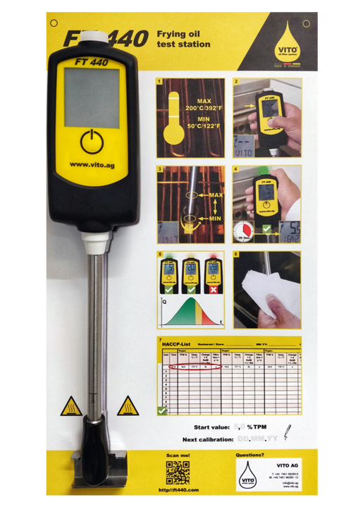 VITO FT440 Öltester